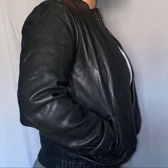 Women’s Lucky Brand Leather Jacket - Picture 3 of 4